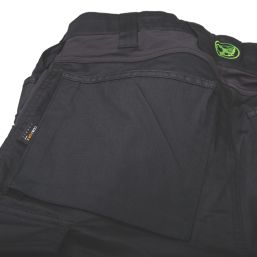 Apache Bancroft Work Trousers Black/Grey 30" W 31" L