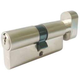 Smith & Locke  6-Pin Cylinder Thumbturn Lock 40-40 (80mm) Satin Nickel