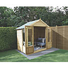 Forest Oakley 8' x 6' (Nominal) Apex Timber Summerhouse