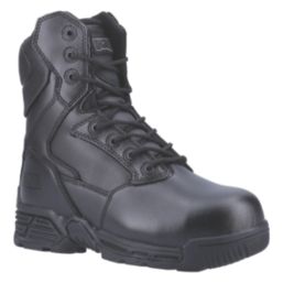 Magnum Stealth Force 8.0 CT CP Uniform Size 7  Black Water-Resistant  Safety Boots