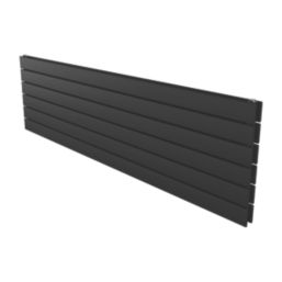 Ximax Oceanus Duplex 445mm x 1500mm 3901BTU Black Horizontal Designer Radiator