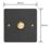 Varilight V-Pro 1-Gang 2-Way LED Dimmer Switch  Matt Black