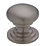Fingertip Design Victorian Mushroom Cupboard Knob  Satin Stainless Steel 32mm
