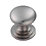 Fingertip Design Victorian Mushroom Cupboard Knob  Satin Stainless Steel 32mm