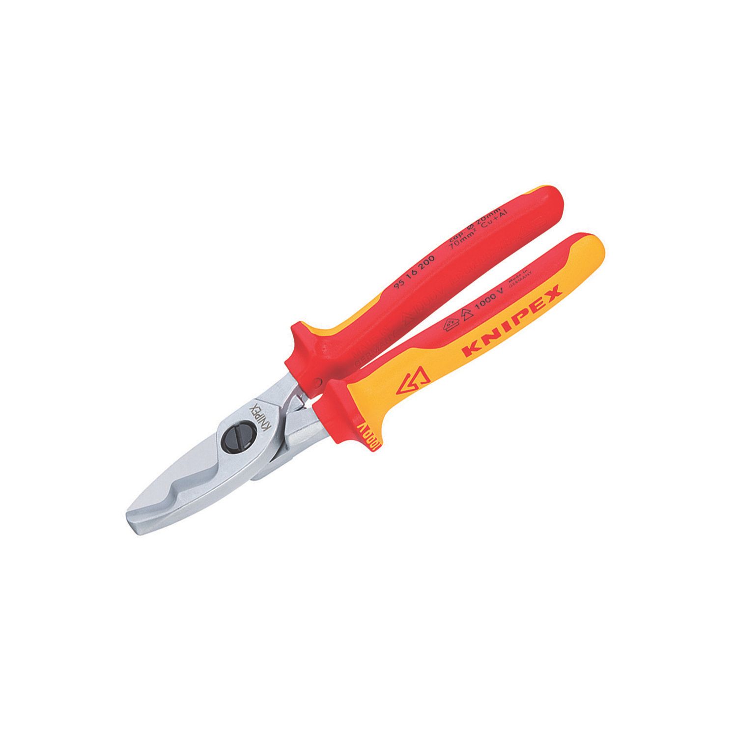 Knipex VDE Cable Shears 8" (200mm) (6409F)