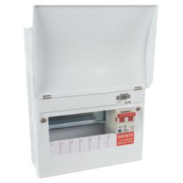 Lewden PRO-R07W-R1 9-Module 7-Way Part-Populated High Integrity Main Switch Consumer Unit