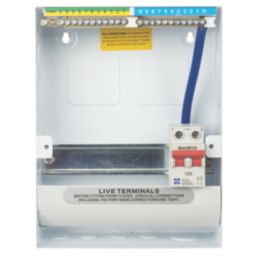 Lewden PRO-R07W-R1 9-Module 7-Way Part-Populated High Integrity Main Switch Consumer Unit
