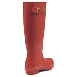 Hunter Original Tall Size 8 Womens Red Non Safety Wellies