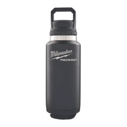Milwaukee Packout Bottle with Chug Lid 1065ml Black