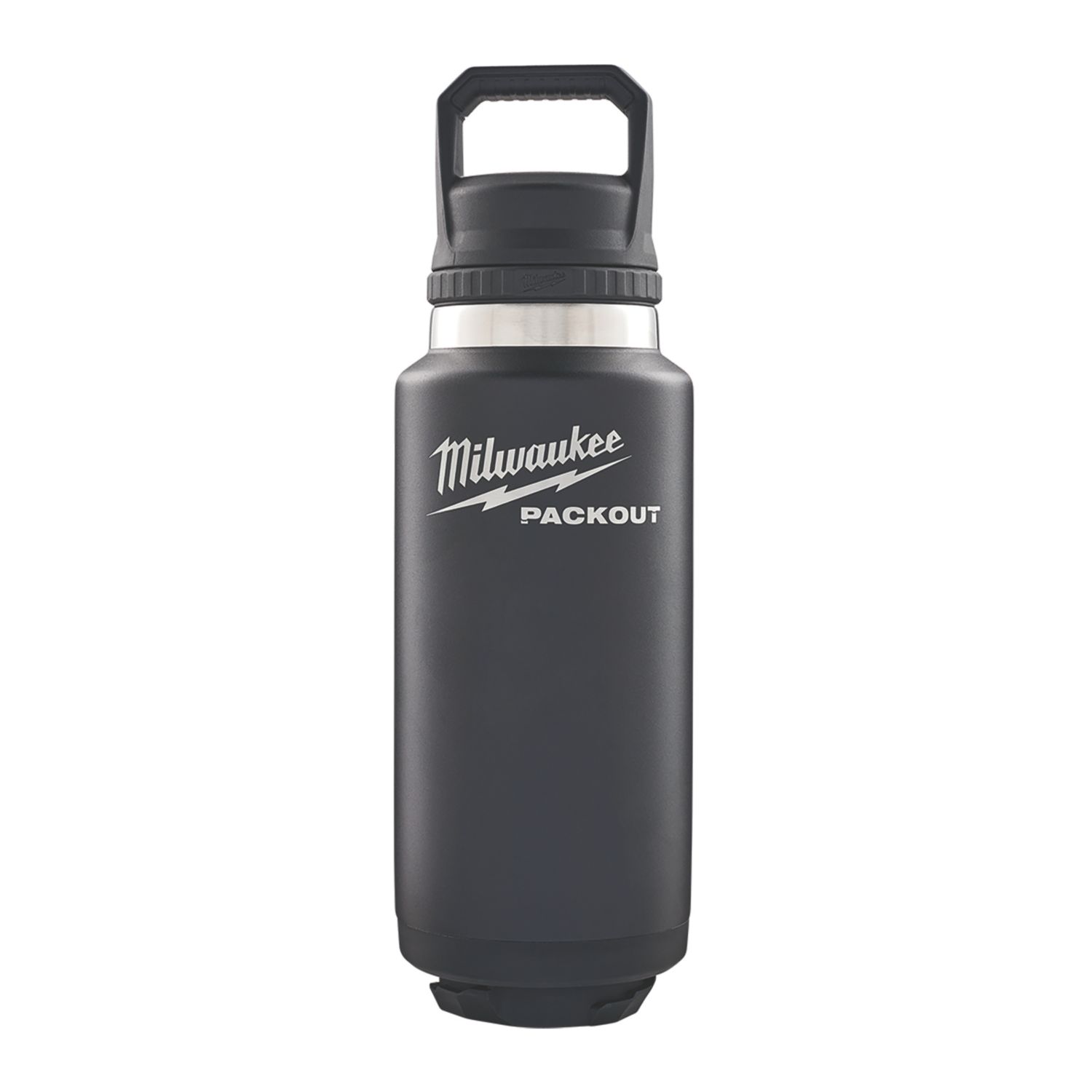 Milwaukee Packout Bottle with Chug Lid 1065ml Black (640CU)