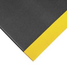 COBA  Anti-Fatigue Floor Mat Black/Yellow 3m x 0.9m x 9.5mm