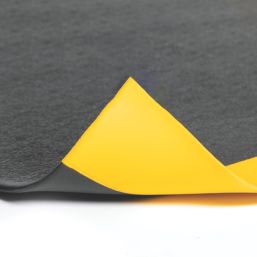 COBA  Anti-Fatigue Floor Mat Black/Yellow 3m x 0.9m x 9.5mm