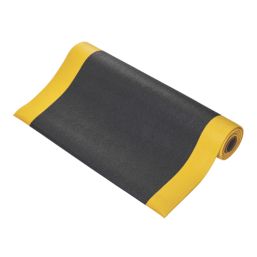 COBA  Anti-Fatigue Floor Mat Black/Yellow 3m x 0.9m x 9.5mm