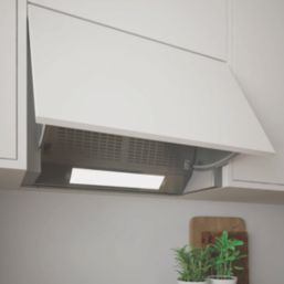 Cooke & Lewis  Integrated Cooker Hood 600mm Grey