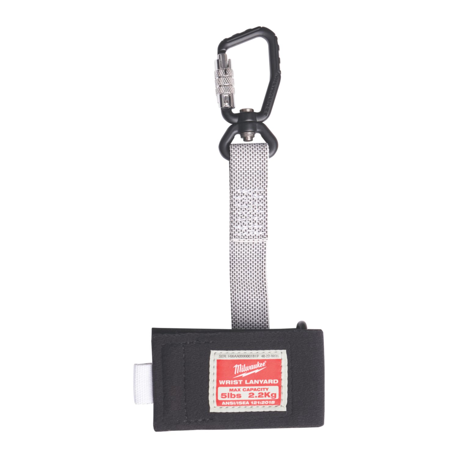 Milwaukee 4932472108 Wrist Lanyard with Quick-Connect Carabiner (640GC)