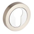 Smith & Locke  Euro Escutcheon (Single) Chrome / Brushed Nickel 50mm