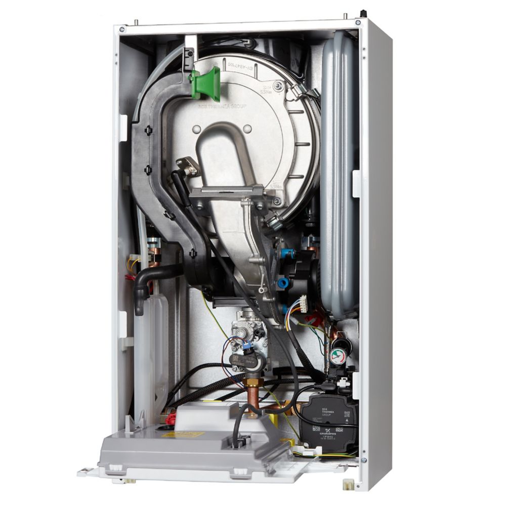 Baxi 636 Combi Gas/LPG Combi Boiler White Screwfix