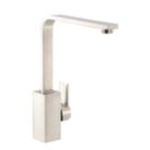 Streame by Abode Pixell Quad Single Lever Mono Mixer Kitchen Tap Brushed Nickel