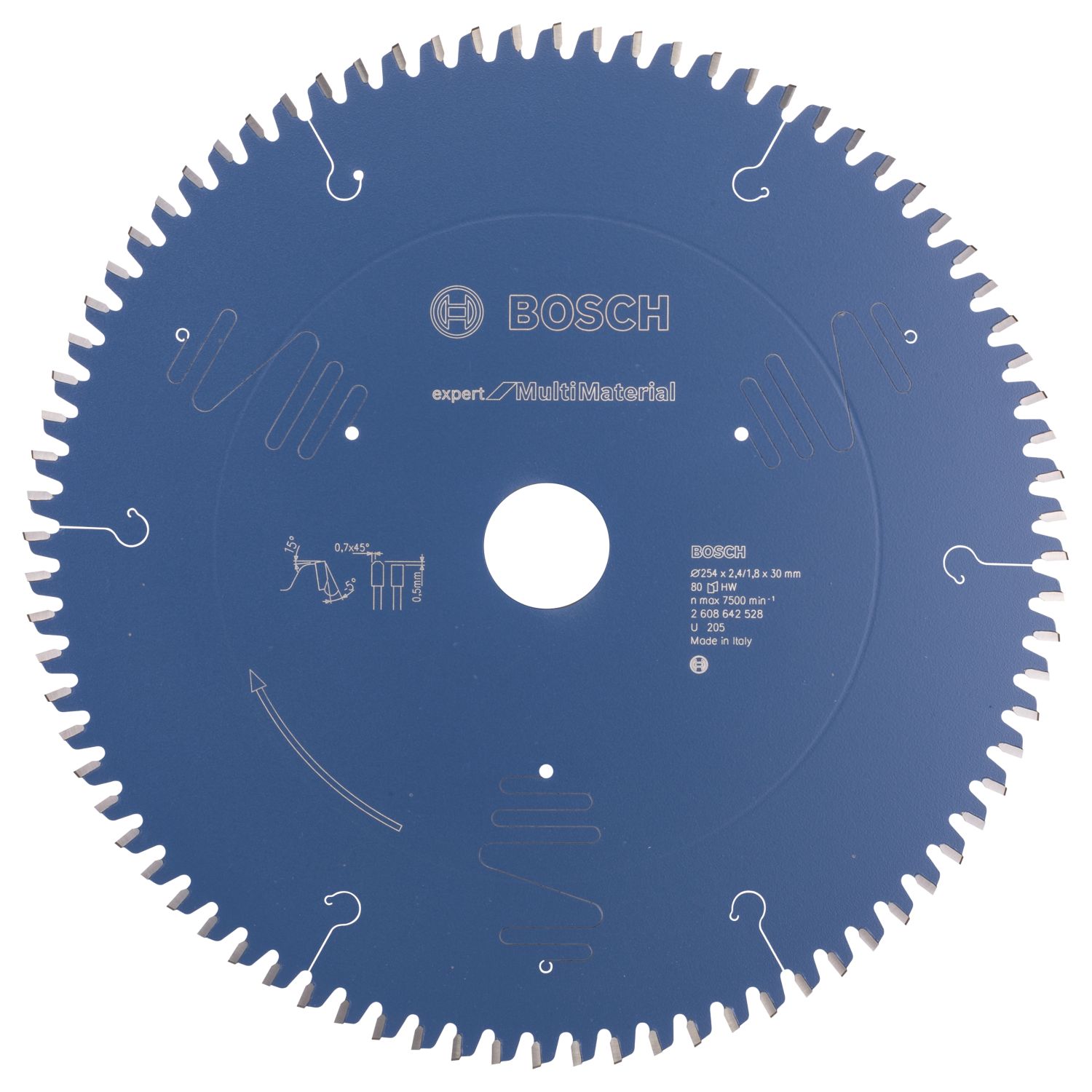 Bosch Expert Multi-Material Circular Saw Blade 254mm x 30mm 80T (640KP)