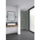 Splashwall Dark Stone Bathroom Wall Panel Matt Grey 2420mm x 900mm x 11mm