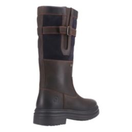 Cotswold Broadwell Size 5 Womens Brown/Navy Waterproof Slip-On Non Safety Work Boots