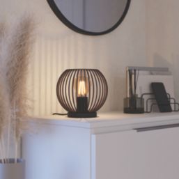 Eglo Almanzora Table Lamp Black & Copper