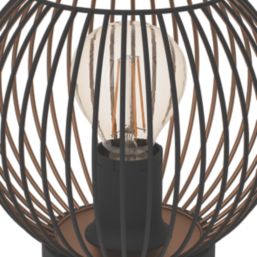 Eglo Almanzora Table Lamp Black & Copper