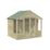 Forest Oakley 8' x 6' (Nominal) Apex Timber Summerhouse with Base & Assembly