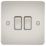 Knightsbridge  10AX 2-Gang 2-Way Light Switch  Pearl