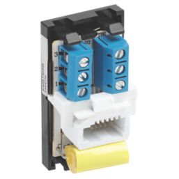 British General  Modular Master Telephone Socket Black