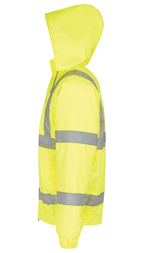Workwear Screwfix Hi Vis Jacket Site Battell Hi-Vis Pilot Jacket