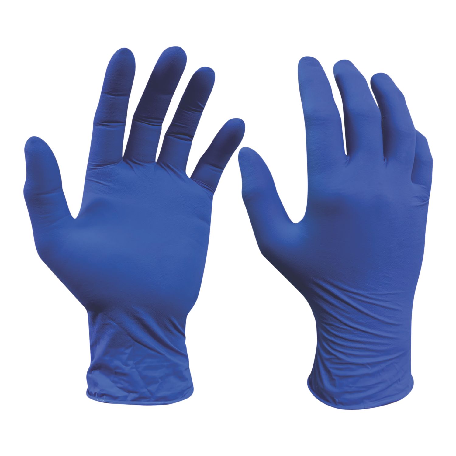 Site Nitrile Powder-Free Disposable Gloves Blue Medium 50 Pack (640YW)