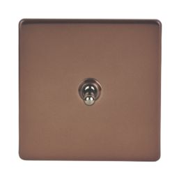 Varilight  10AX 1-Gang 2-Way Toggle Switch  Mocha