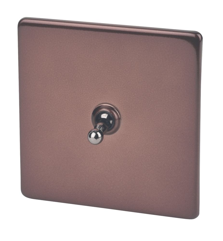 Varilight  10AX 1-Gang 2-Way Toggle Switch  Mocha