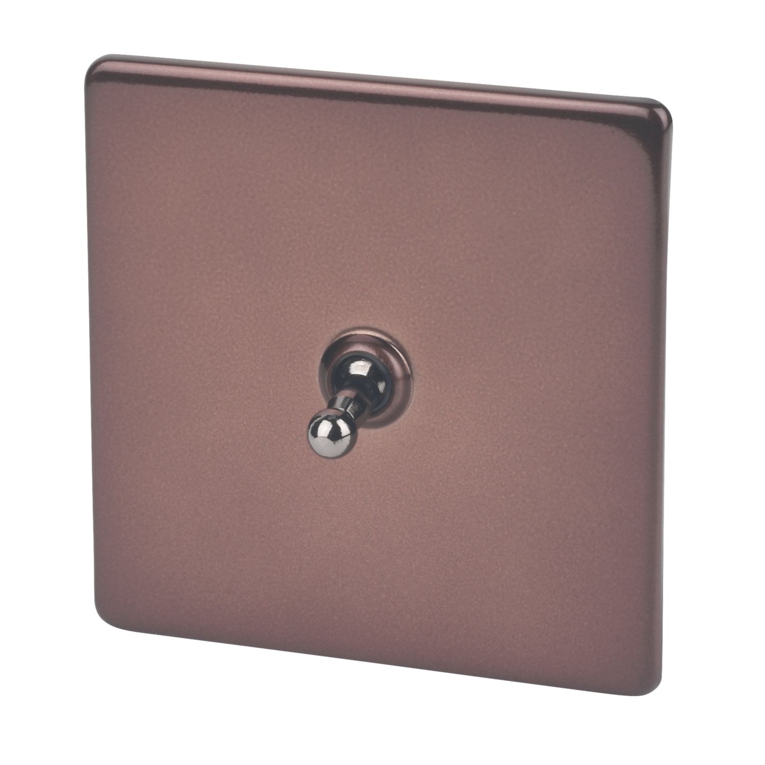 Varilight 10AX 1-Gang 2-Way Toggle Switch Mocha (64184)