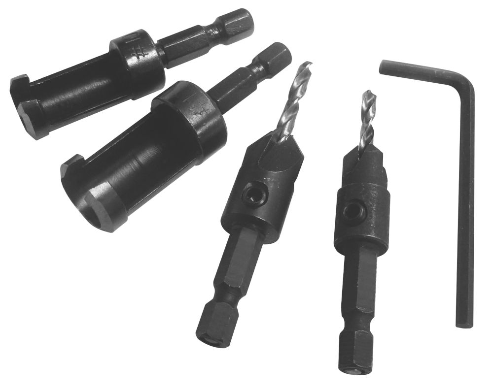 Plug cutter deals and countersink set