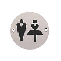 Unisex Toilet Sign 76mm