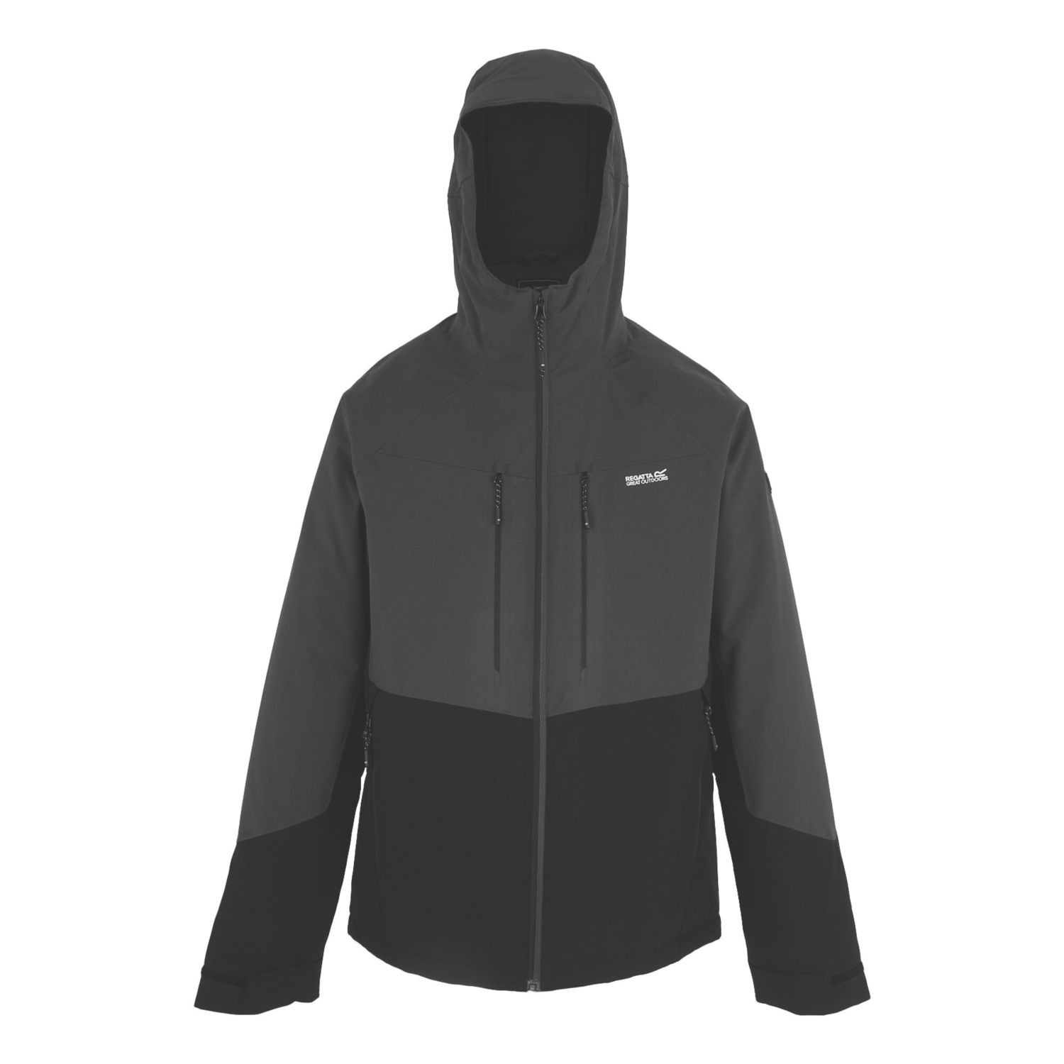 Regatta Highton Stretch Padded Jacket Ash / Black Large 49.6" Chest (641AR)