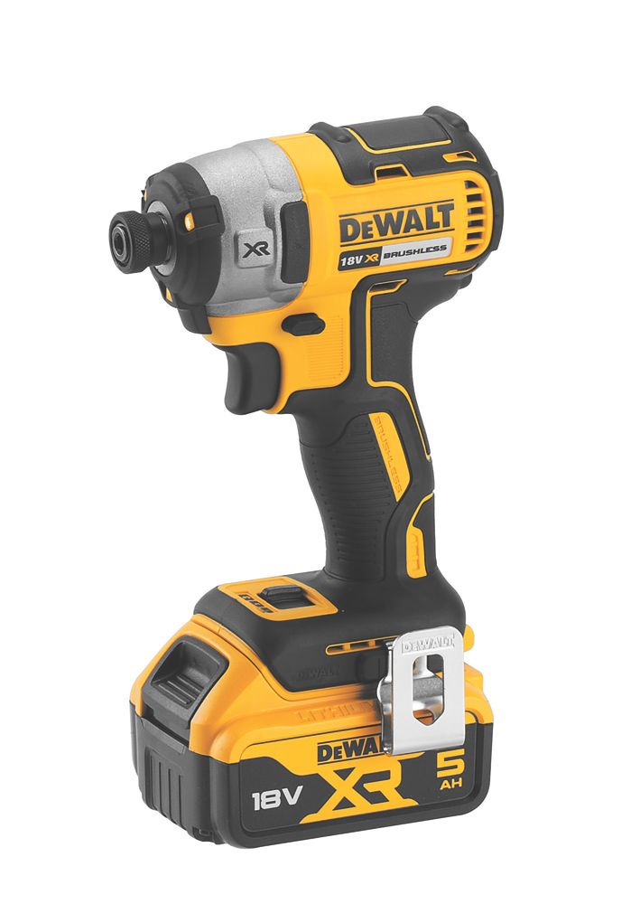 DeWalt DCK623P3 GB 18V 3 x 5Ah Li Ion XR Brushless Cordless 6 Piece Kit Screwfix