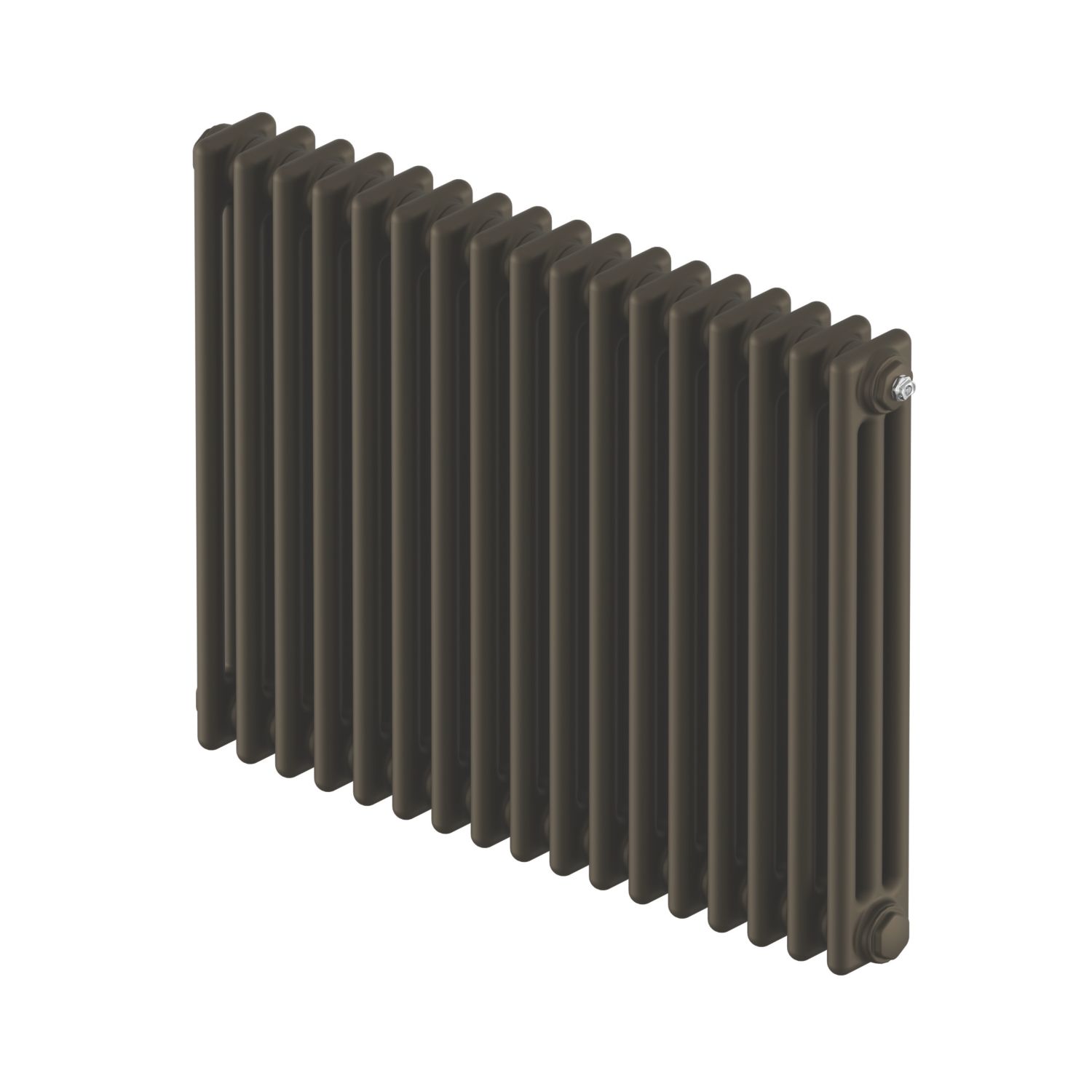 Acova 600mm x 812mm 3532BTU Bronze Horizontal 3 Column Radiator (641FW)