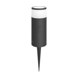 Philips Hue Calla 252mm Outdoor LED White & Colour Ambiance Smart Pedestal Light Chrome 8W 600lm