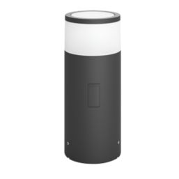 Philips Hue Calla 252mm Outdoor LED White & Colour Ambiance Smart Pedestal Light Chrome 8W 600lm