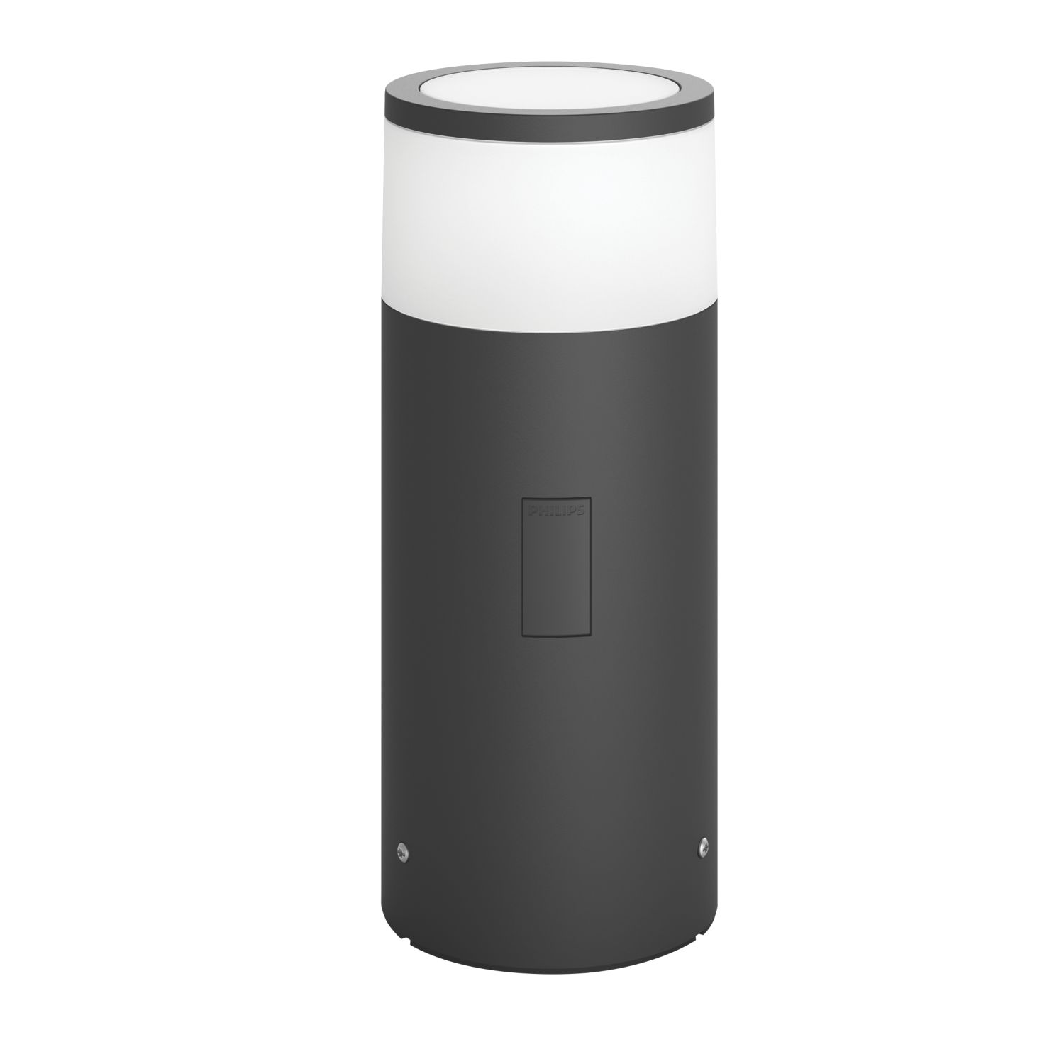 Philips Hue Calla 252mm Outdoor LED White & Colour Ambiance Smart Pedestal Light Chrome 8W 600lm (641JA)