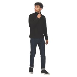 Regatta Honestly Made Half Zip Fleece Black Medium 39.5" Chest