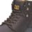 CAT Striver Size 13  Brown Water-Resistant Steel Toe Cap Safety Boots