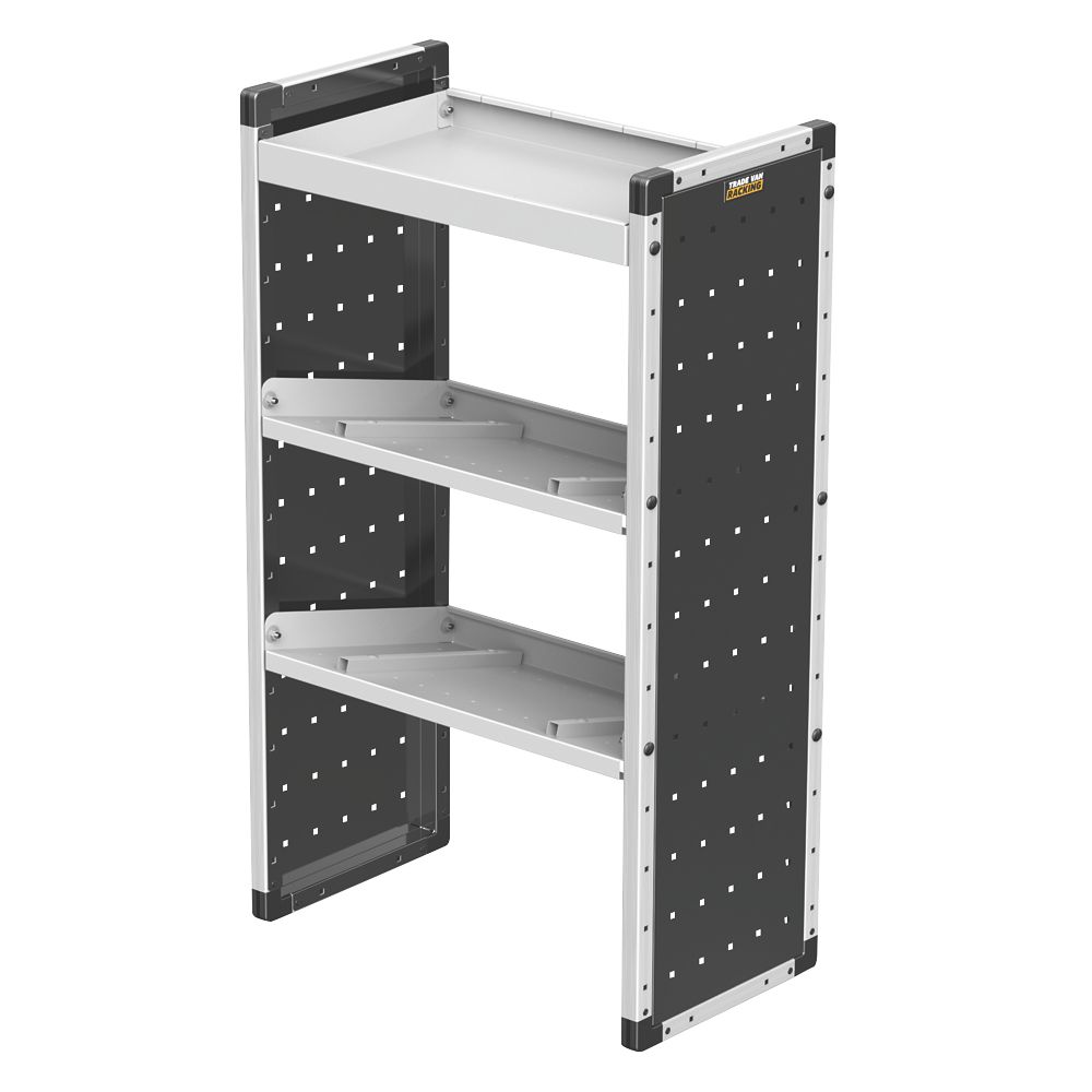 Van Guard  Universal Trade Van Racking Unit (1 Straight & 2 Angled Shelves) 750mm x 381mm x 1279mm