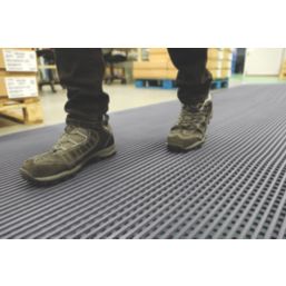COBA Deckstep Anti-Slip Floor Mat Grey 10m x 1.2m x 11.5mm