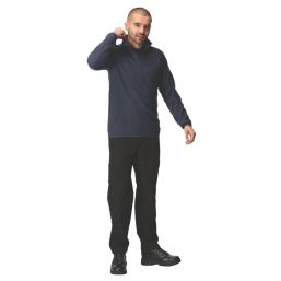 Regatta Navigate Half Zip Fleece Navy/Seal Grey Small 37.5" Chest
