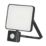 Brackenheath iSpot Frameless II Indoor & Outdoor LED Floodlight With PIR Sensor Black 10W 1100lm