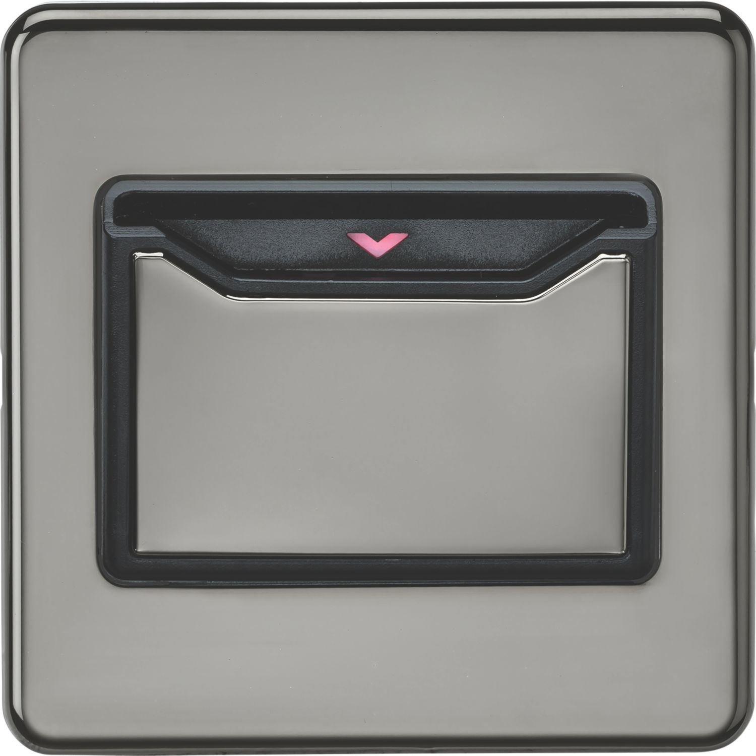 Knightsbridge 32A Key Card Switch Black Nickel with Black Inserts (641TY)